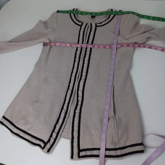 St John Wool Blend Jacket Size 8 Women Quiet Luxury Long Sleeve Knit Pockets - Picture 13 of 16